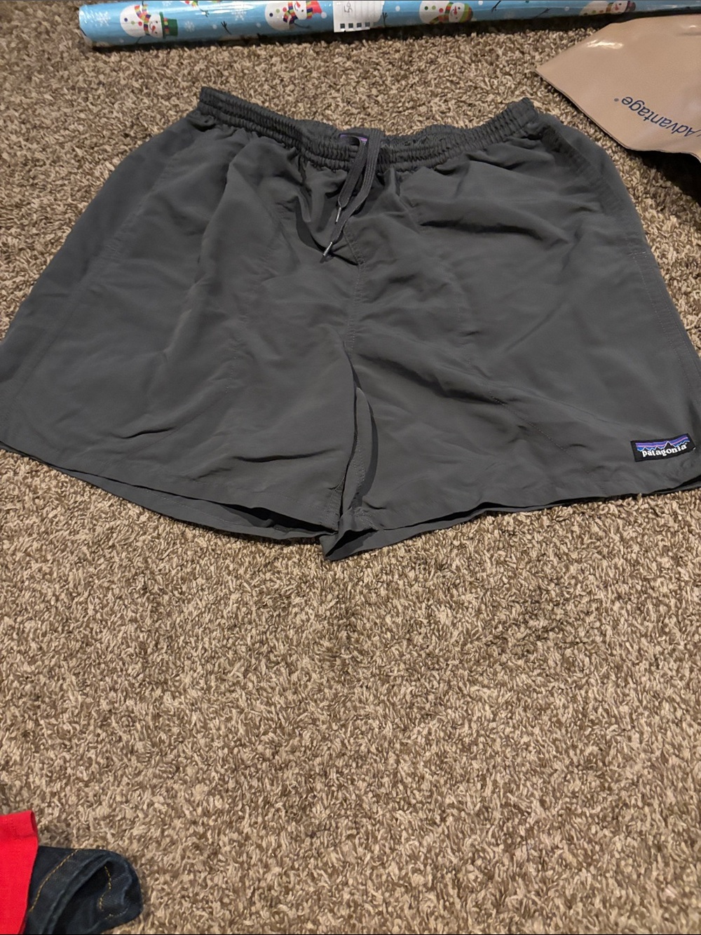 Patagonia Gray Men's Athletic Drawstring Shorts